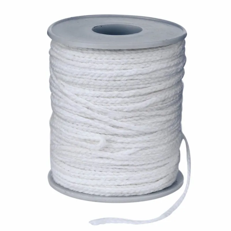 60m Non Toxic Environmental Spool Of Cotton Braid Candle Wicks Wick Core For Diy Oil Lamps