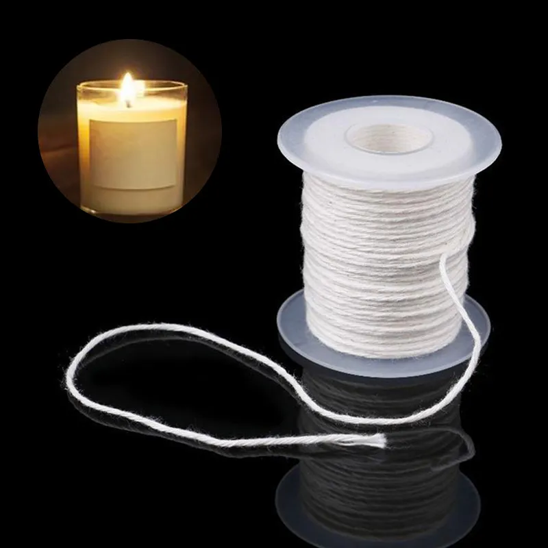 61m Candle Wick Cotton Candle Woven Wick Cotton Rope Diy Candle Making Material Smokeless Oil Lamps