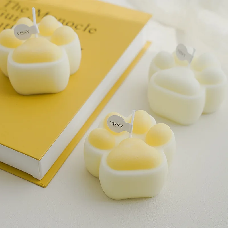 Cat Claw Aromatherapy Candle Diy Handmade Ins Birthday Gift Cute Cat Claw Aromatherapy Candle Room Decor