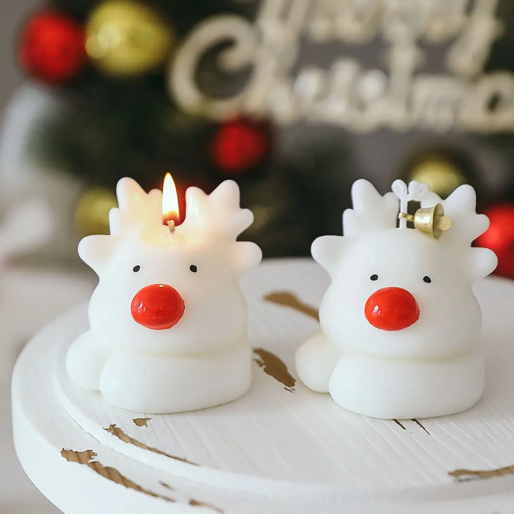 Christmas Elk Modeling Aromatherapy Candles Christmas Decorations Birthday Elk Modeling Candles Aromatherapy Gifts