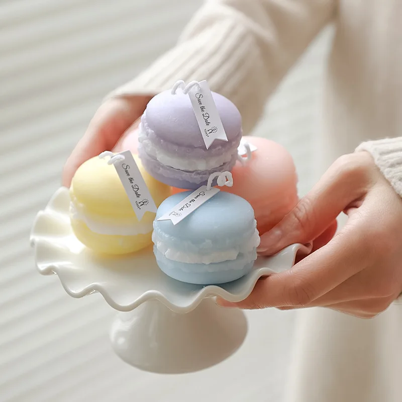 Macaron Aromatherapy Candles Ins Style Photo Props Diy Birthday Gift Fragrance Candles Gift Box
